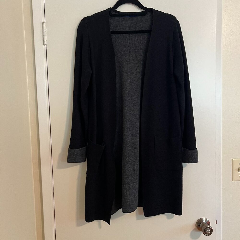 Simple long cardigan